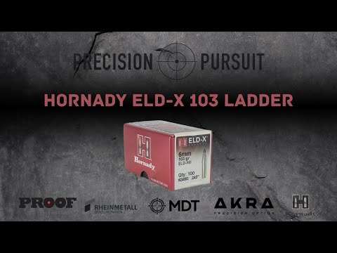 Eld X 103's - Finding the Best Node - 6mm BR Ladder Test