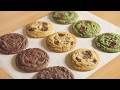 [3-in-1] Best Chocolate Chip Cookies Chewy & Crispy [Vani, Chocolate, Matcha]