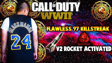 97 KILLSTREAK without DYING in Sandbox Hardpoint! V2 ROCKET ACTIVATED - COD WW2