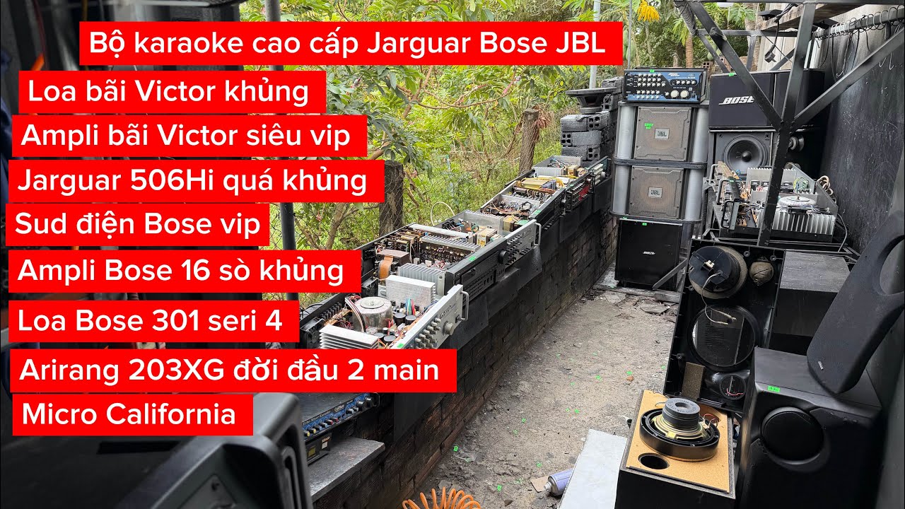 Ampli loa vang micro đẩy chuyên karaoke giá rẻ thanh lý mỗi ngày. Bộ karaoke cao cấp Jarguar 