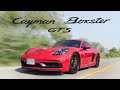 2018 Porsche 718 Cayman GTS vs Boxster GTS Review