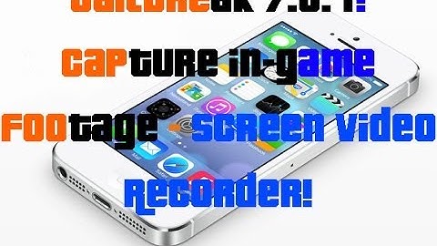 Jailbreak 7.0.4 - Cloud Player: How To Get an iOS7 Screen Recorder - Record Games!! Proof!