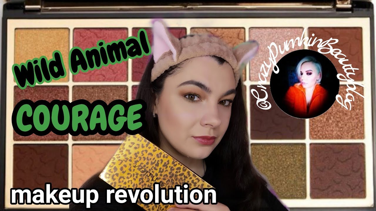 Makeup Revolution Wild Animal Courage обзор палетки теней YouTube