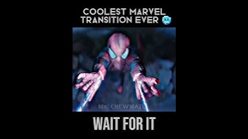 Coolest Marvel Transition Ever 🥶 | Wait for it | Avengers transition #viral #marvel #trending