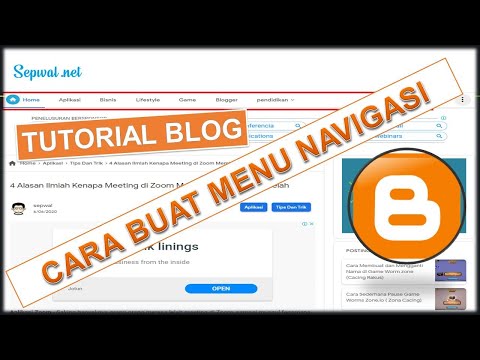 Video: Cara Membuat Menu Navigasi