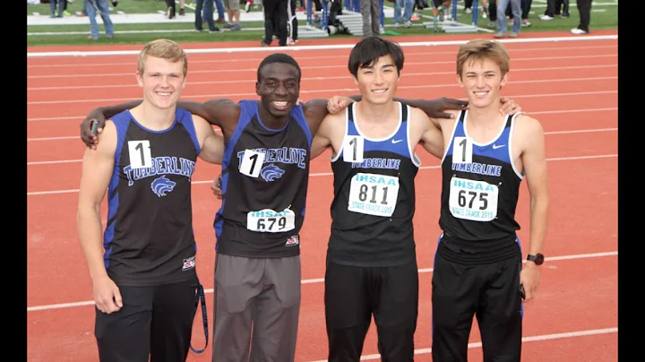 Garrett Calhoun 4x400M Relay Anchor leg 5A State C...