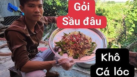 Đặc sản miền tây#Gỏi sầu đâu khô cá lóc