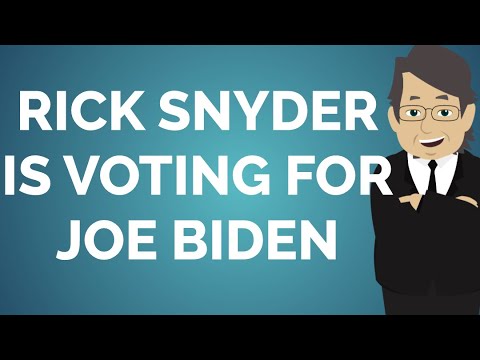 Micheal Moore — Rick Snyder Is Voting for Joe Biden 1