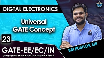 Lec 23 Universal Gate Concept #digitalelectronics #gate