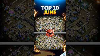 Top 10 TH18 Legend League Bases for JUNE 2026