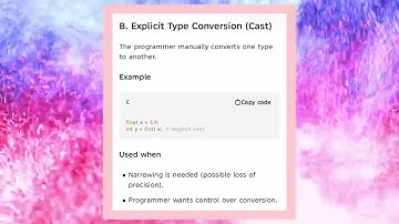 CS3501 UNIT 3 Type conversions compiler design
