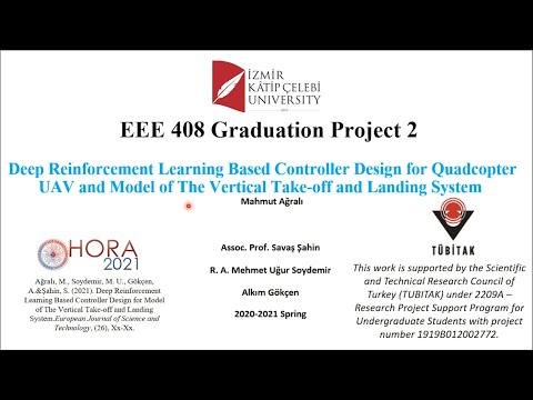 Deep Reinforcement Learning Based Controller Design for Models of Quadcopter UAV and  VTOL System