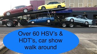 HSV HDT Car show, VH VK VL Brock, VL & VN SS Group A HSV VS GTSR, VP GTS m, VL to VF HSVs