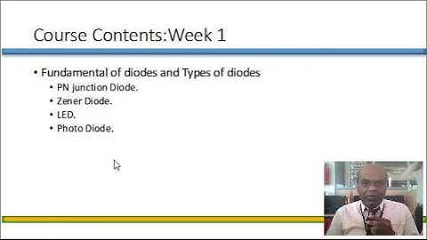 Semiconductor devices and applications : diode Week 1 Introduction video
