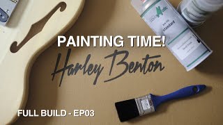 Painting A Diy Guitar Body With Spray Cans Full Build - Ep03