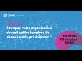 Webinar  pourquoi votre organisation devrait unifier lanalyse de donnes et le prvisionnel 