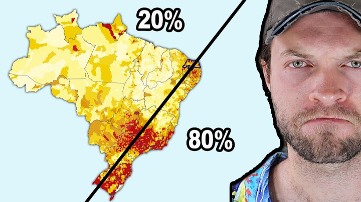 Por que 80% da População Brasileira Vive Depois Dessa Linha? | e 58% a 200km do Litoral