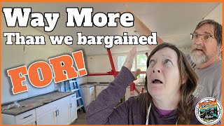 Our RV Home Base Fixer Upper has Way More Overhead Than We Thought