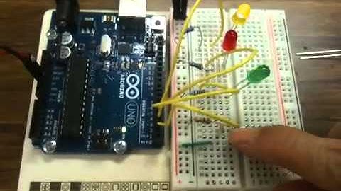 Arduino starter kit, project 2-1
