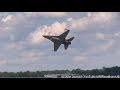 2017 New York Airshow - F-16 Demo & USAF Heritage Flight (F-35 & P-51D)