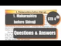 Chapter 1.Maharashtra before Shivaji class 4 QUESTION AND ANSWERS - EVS-2 MAHARASHTRA BOARD