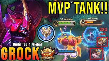 MVP Tank!! Grock VS Top Global Fanny & Chang