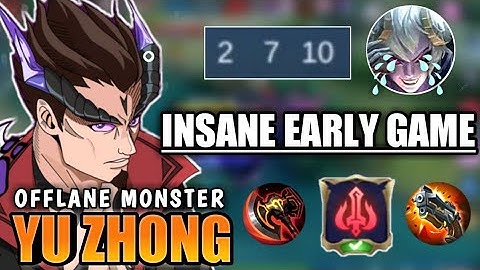 SUPER Krankzinnig VROEG!! GAMEPLAY YU ZHONG VERSUS DYRROTH | Bouw de beste wereldwijde Yu Zhong - ml