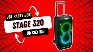 JBL PartyBox Stage 320 Unboxing