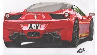 This time i'm drawing a ferrari 458 italia. it took me about 3-4 hours
to draw. the italia is one of my favourite cars by ferrari. hope you
enjoy! let me...