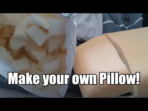 How to make your own Memory Foam Pillow using your Old Pillows!