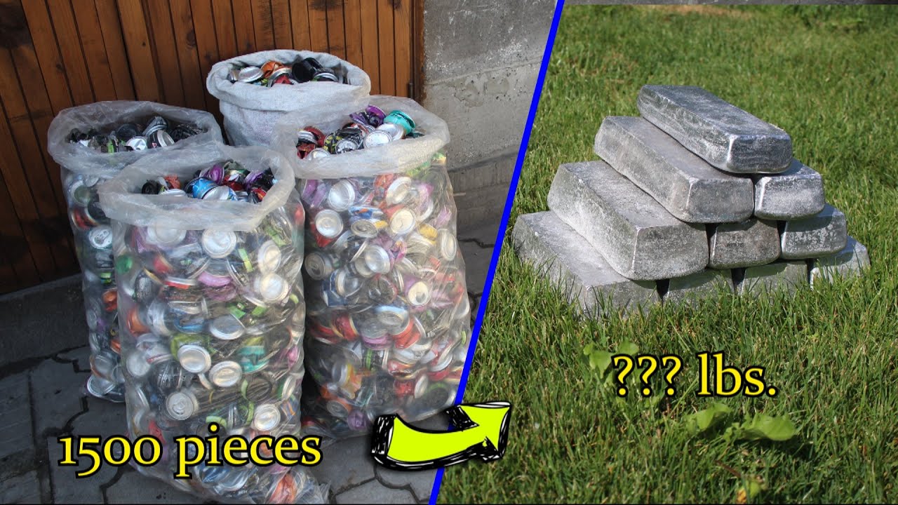 Massive Can Meltdown 1,500 Aluminum Cans Trash To Treasure ASMR