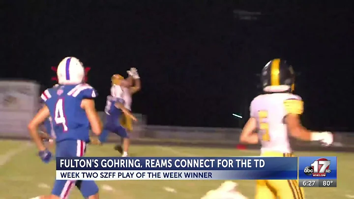 Fulton's Gohring, Reams wins Week Two SZFF play of...