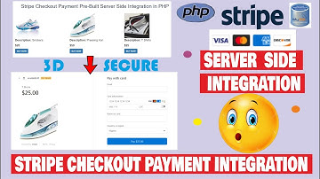Stripe Checkout Payment Prebuilt Server Side Integration in PHP