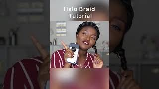 Halo Braid Tutorial | Straight Natural Hair