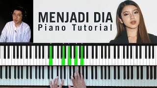 Tiara Andini - Menjadi Dia (Piano Tutorial + Not Angka)