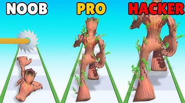 NOOB vs PRO vs HACKER in Tree Runner!