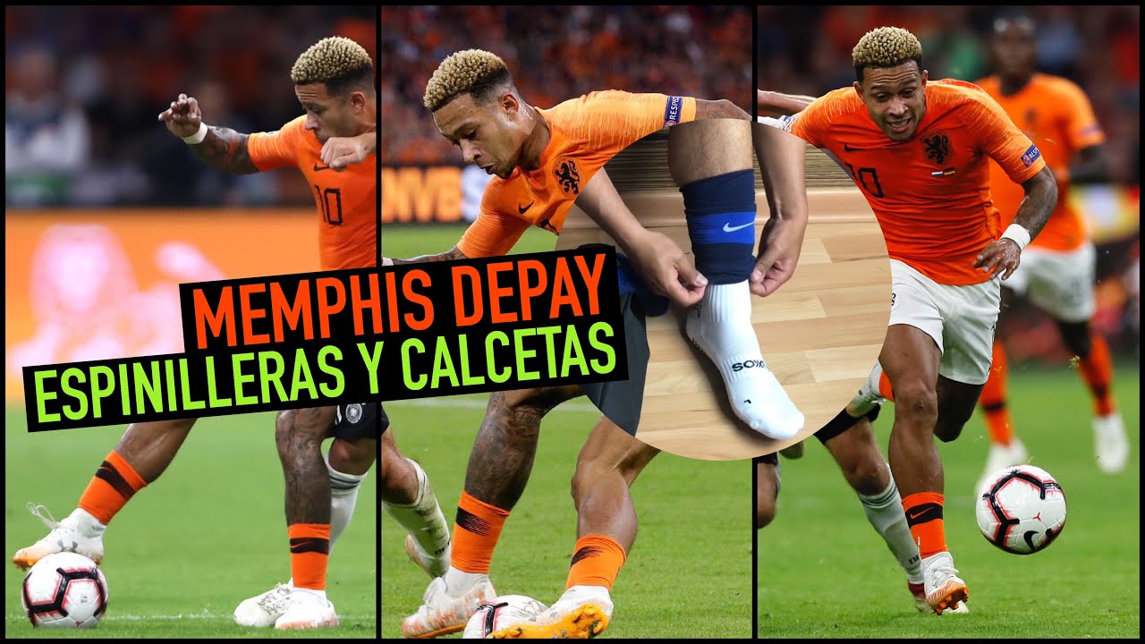 MEMPHIS DEPAY | ESPINILLERAS Y CALCETAS | JUEGA COMO PROFESIONAL