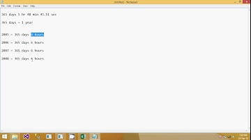 6. Complete concept of Leap Years