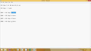 6. Complete concept of Leap Years