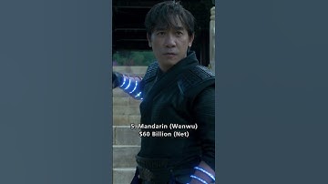 Top 5 richest characters in MCU #shorts #marvel #mcu