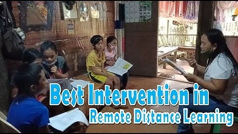 How to make the Best Intervention in Remote Distance Learning | Xarys TV