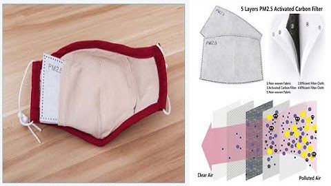 5 Layers PM2 5 Activated Carbon Filter Insert Protective Filter Media Insert for mouth Mask