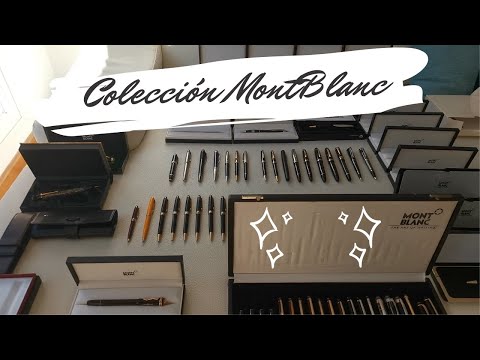 Gran colección de plumas especiales MontBlanc, más de 30.000 euros invertidos ¿Cuál es tu favorita?