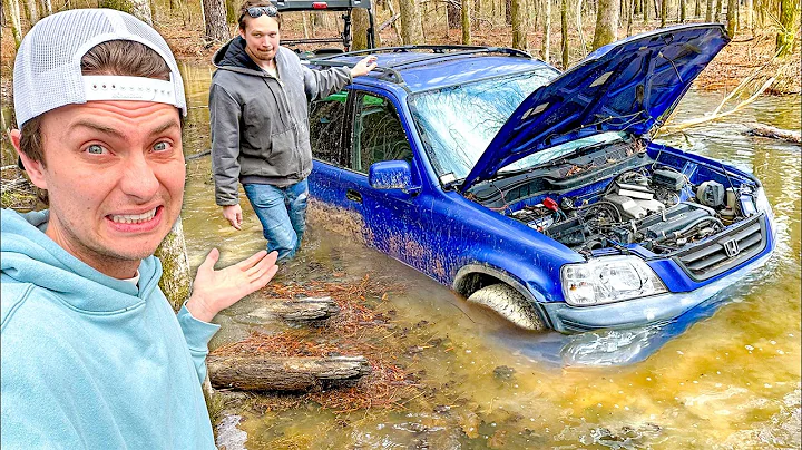 We SUNK a Car in River - INSANE RECOVERY
