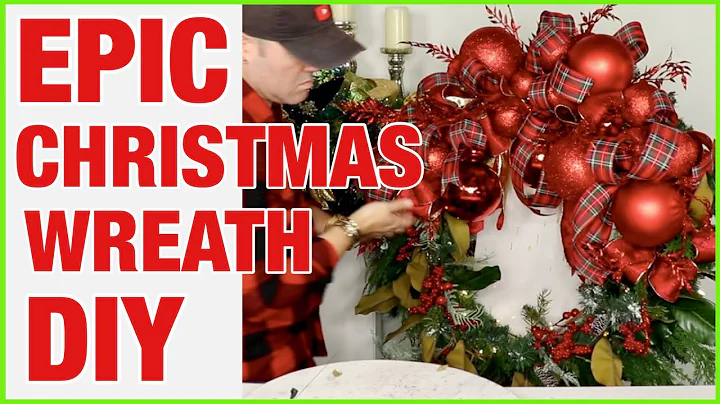 Create a Jaw-dropping DIY Christmas Wreath for Your Dining Room Window!