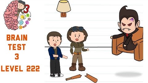 Brain Test 3 Level 222 Find a way to distract Dracula Walkthrough