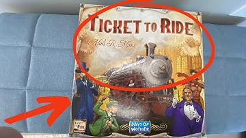 Ticket to Ride Board Game for Adults & Family for 2 to 5 players by Days of Wonder - 1 Minute Review