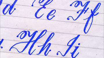 Improve handwriting |English Calligraphy With Cut Marker 604