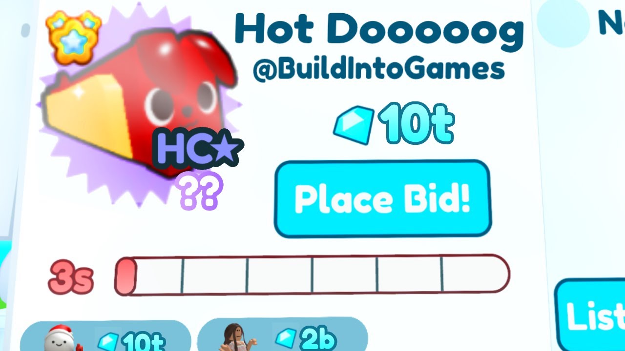 Hot Dooooog Value - Pet Sim X Value List 