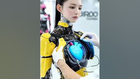 Guy Tries Out the Newest Girlfriend Robot at the Expo.